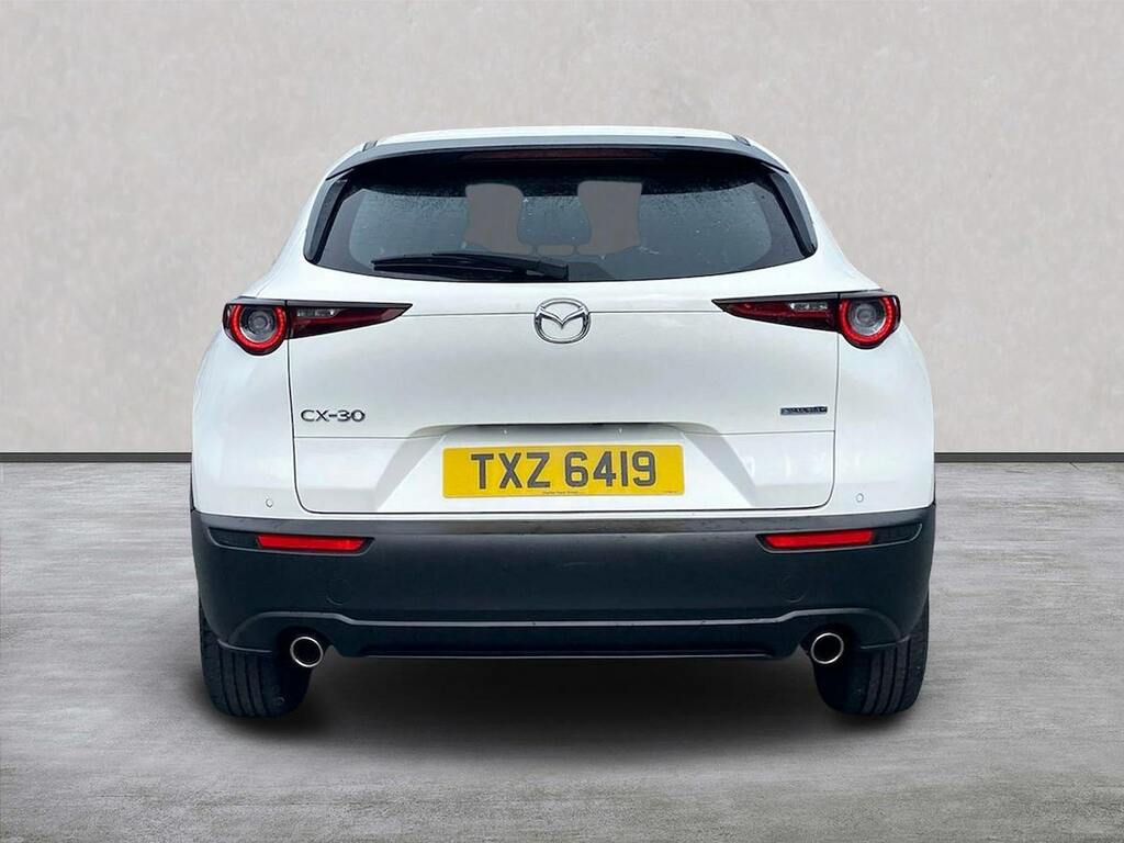 Mazda CX-30 Cx-30 2.0 E-skyactiv G Mhev Prime-line Hatchba TXZ6419 White #4