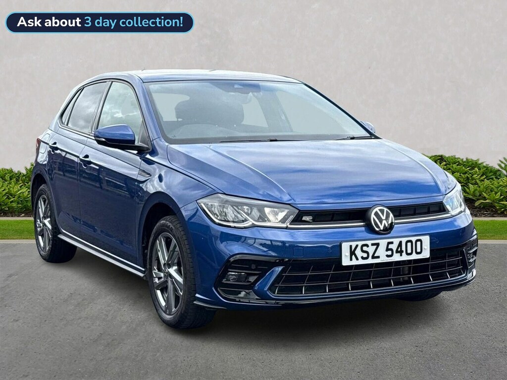 Volkswagen Polo 1.0 Tsi R-line Hatchback Euro 6 Blue