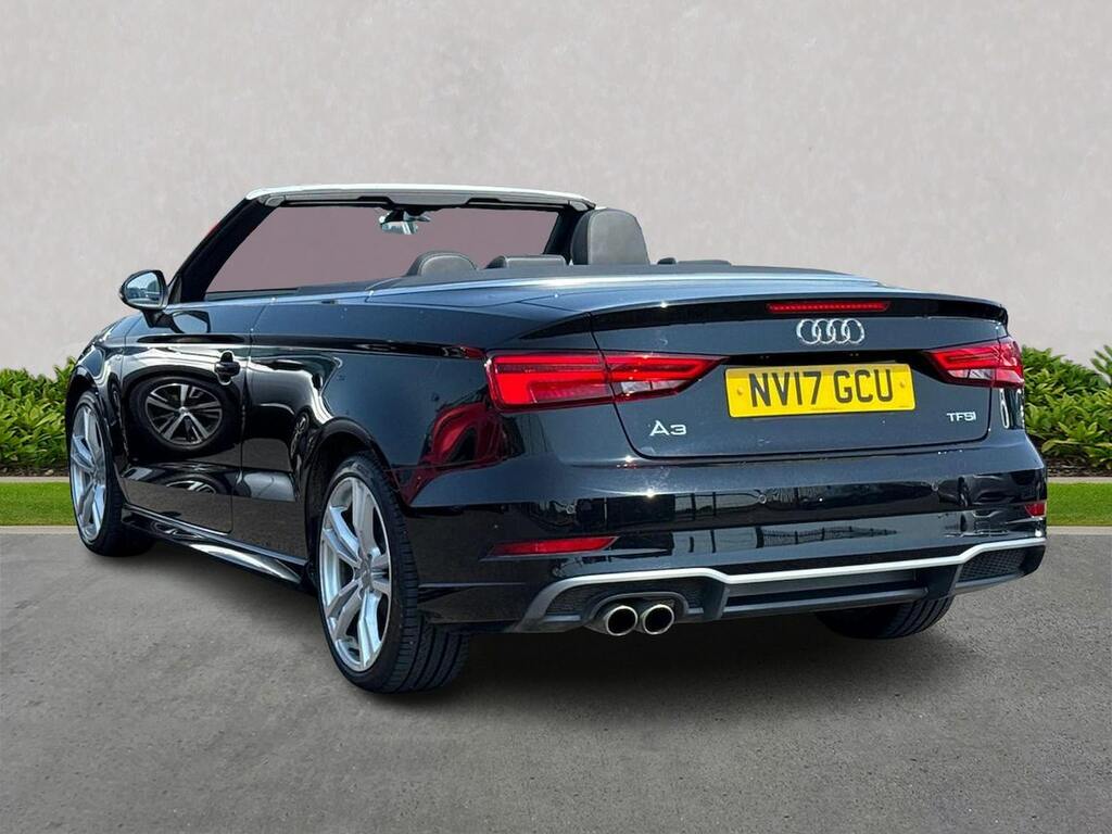 Audi A3 1.4 Tfsi Cod S Line Convertible S Troni NV17GCU Black #2