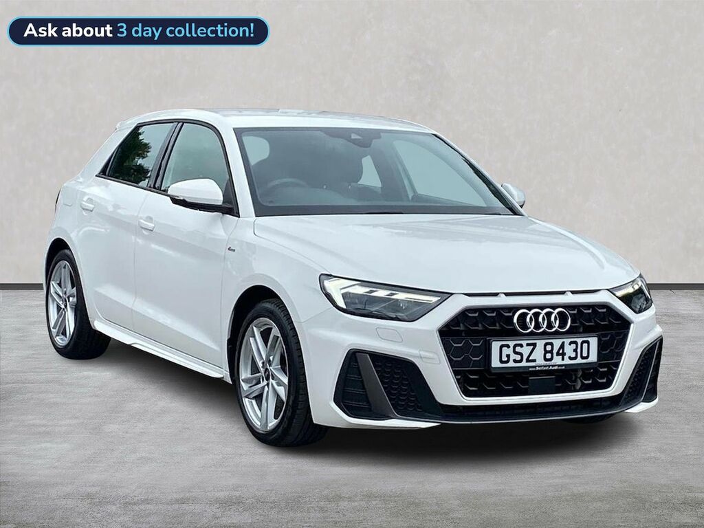 Audi A1 1.0 Tfsi 30 S Line Sportback S Tronic E White