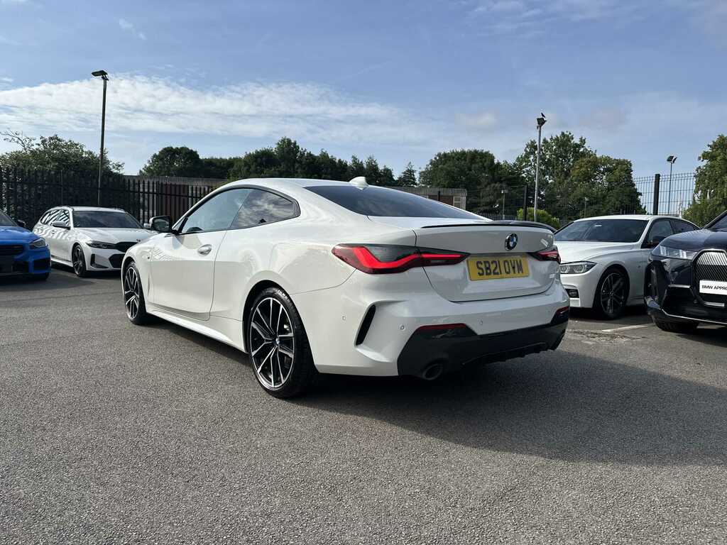 BMW 4 Series 420I M Sport Step SB21OVM White #2