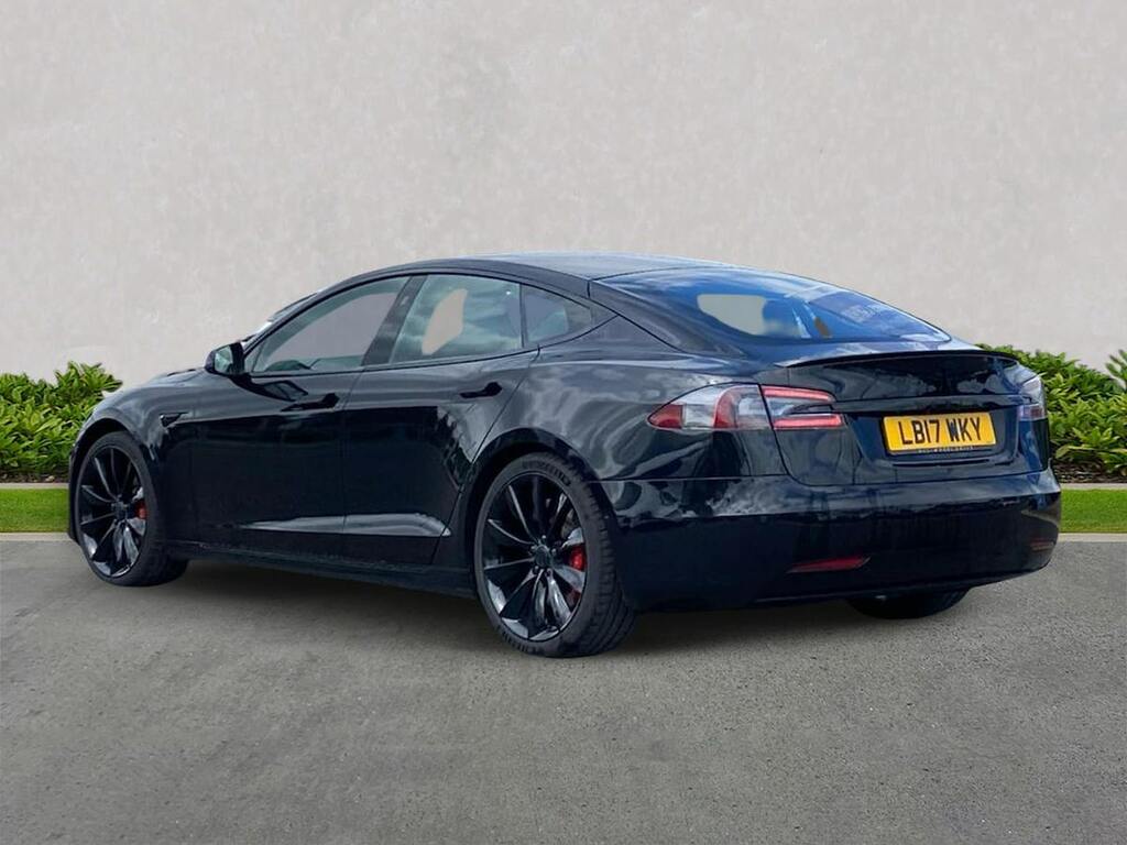 Tesla Model S P100dl Dual Motor Hatchback 4W LB17WKY Black #2