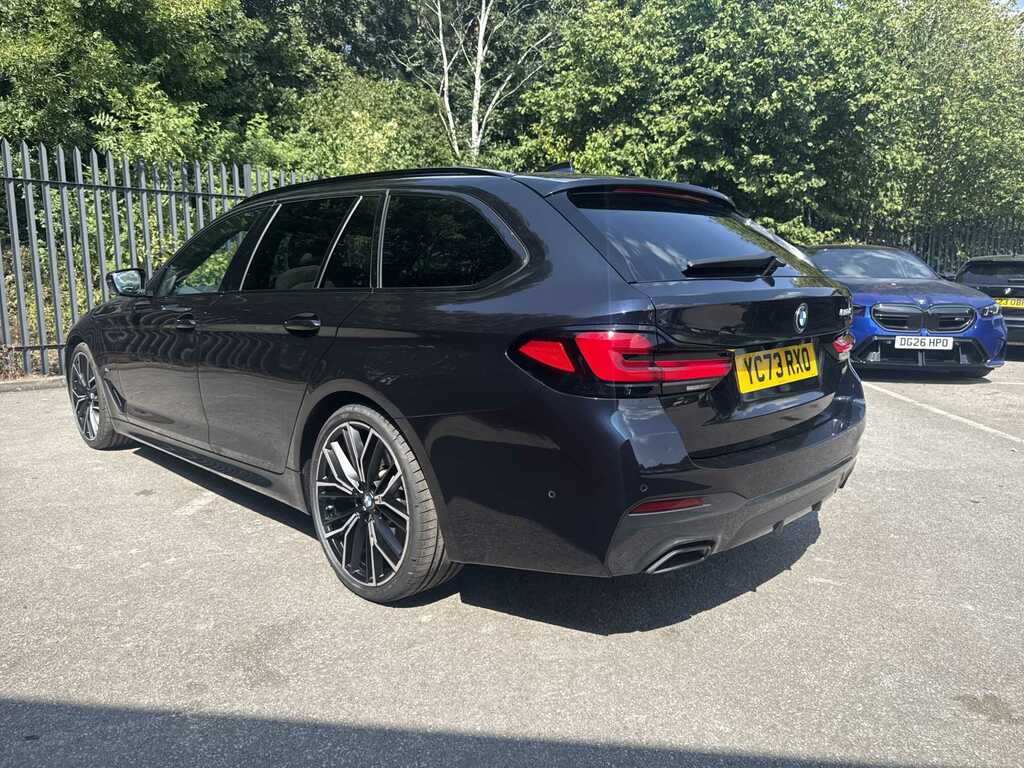 BMW 5 Series 520D Mht M Sport Step YC73RXO Black #2