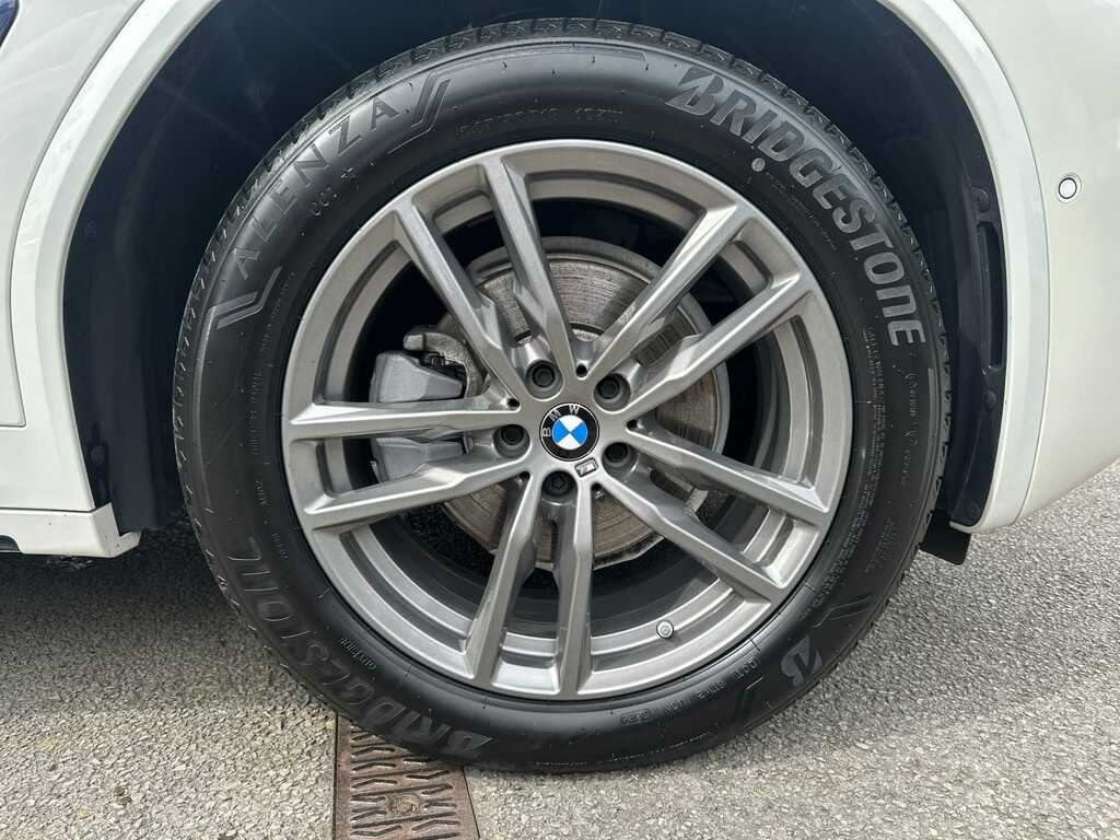 BMW X3 Xdrive20d Mht M Sport Step YL21OSF White #6