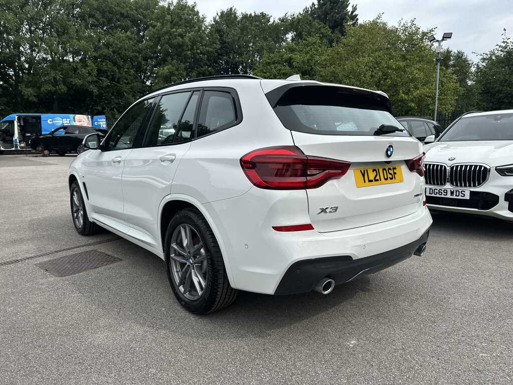 BMW X3 Xdrive20d Mht M Sport Step YL21OSF White #2