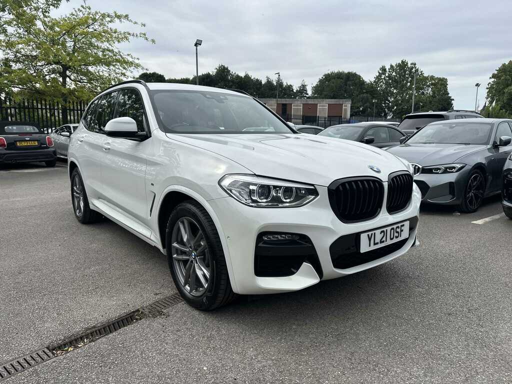 BMW X3 Xdrive20d Mht M Sport Step White