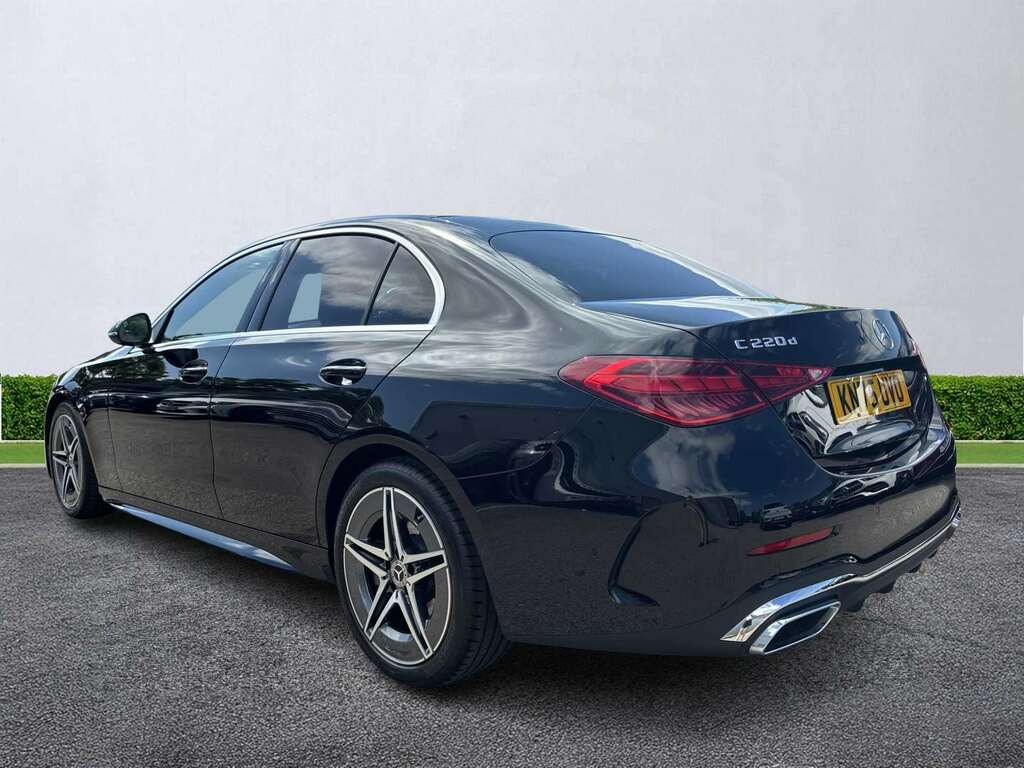 Mercedes-Benz C Class C220d Amg Line 9G-tronic Black #2