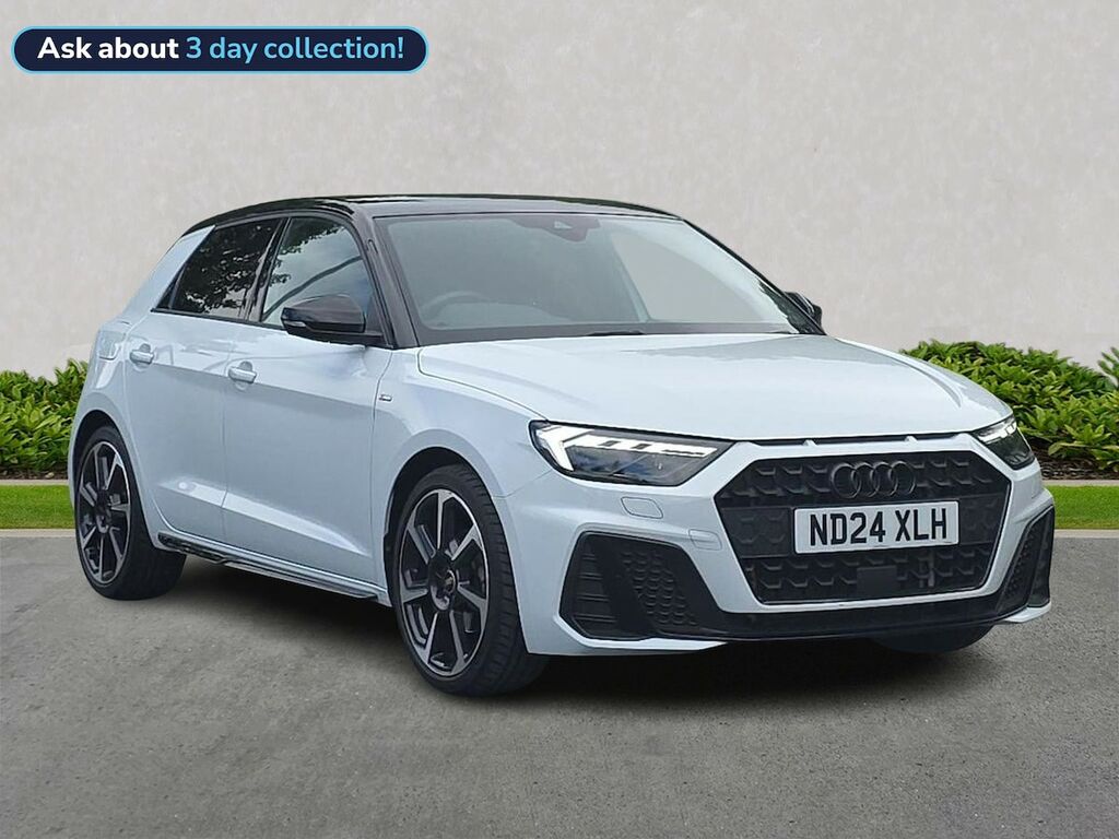 Audi A1 1.0 Tfsi 30 Black Edition Sportback Man White