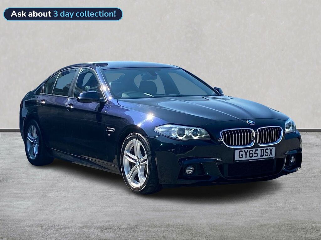 BMW 5 Series 3.0 530D M Sport Saloon Euro 6 S Black
