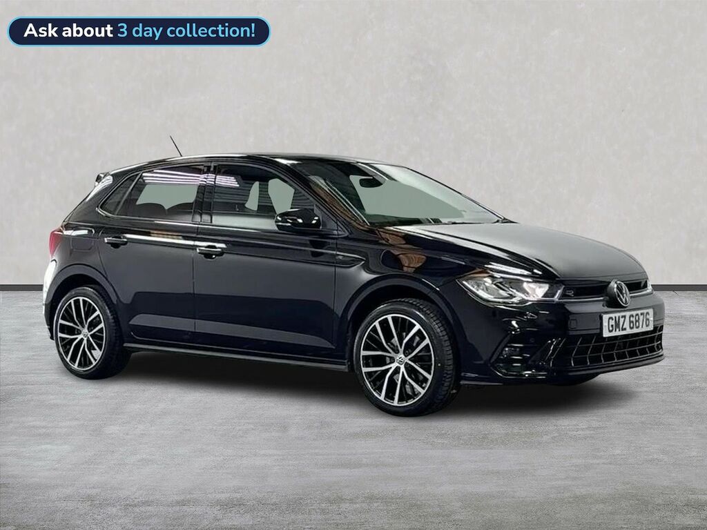 Volkswagen Polo 1.0 Tsi R-line Hatchback Dsg Euro 6 S Black