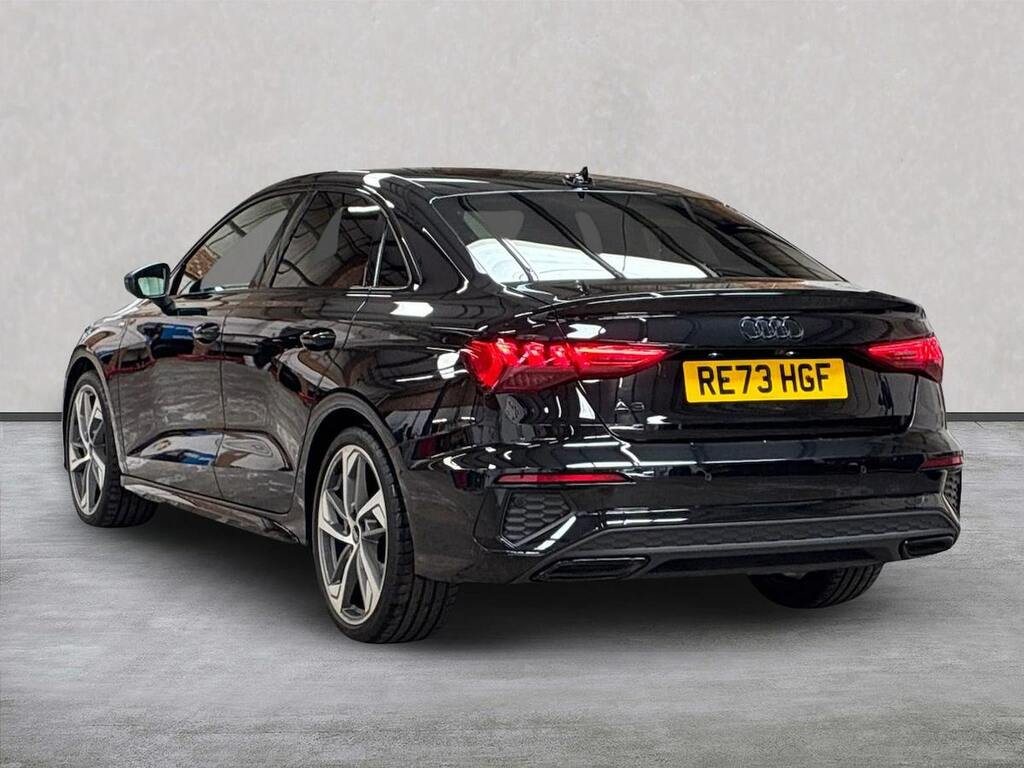 Audi A3 1.5 Tfsi 35 Black Edition Saloon S Tron RE73HGF Black #2