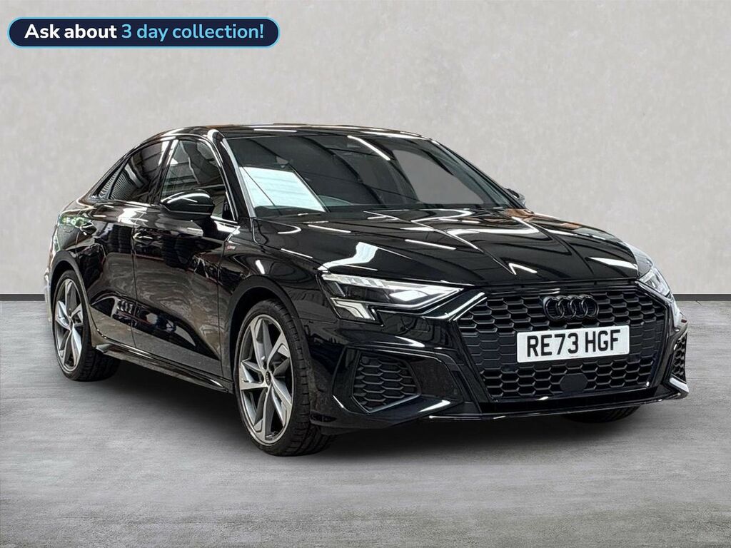 Audi A3 1.5 Tfsi 35 Black Edition Saloon S Tron Black