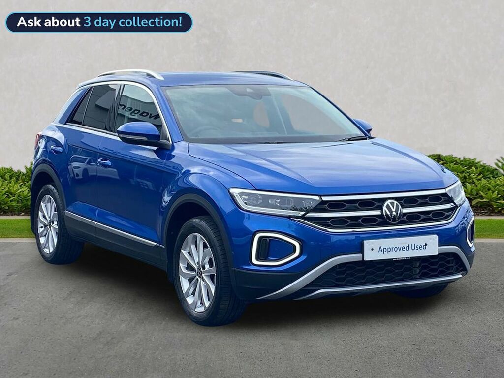 Volkswagen T-Roc 1.0 Tsi Style Suv Euro 6 Ss Blue