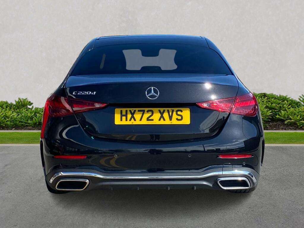 Mercedes-Benz C Class C220d Amg Line Premium 9G-tronic HX72XVS Black #4