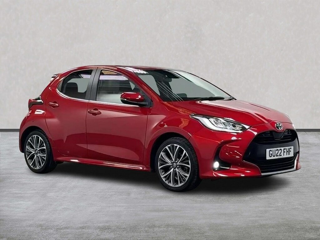 Toyota Yaris 1.5 Vvt-h Excel Hatchback Hybrid E-cvt Red