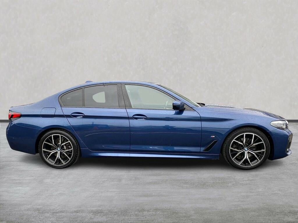 BMW 5 Series 2.0 520I Mht M Sport Saloon Hybrid Step Blue #3