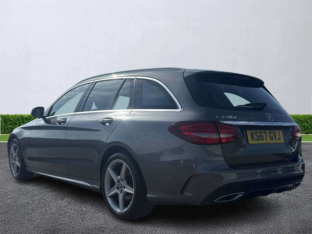 Mercedes-Benz C Class C220d Amg Line 9G-tronic KS67GVJ Grey #2