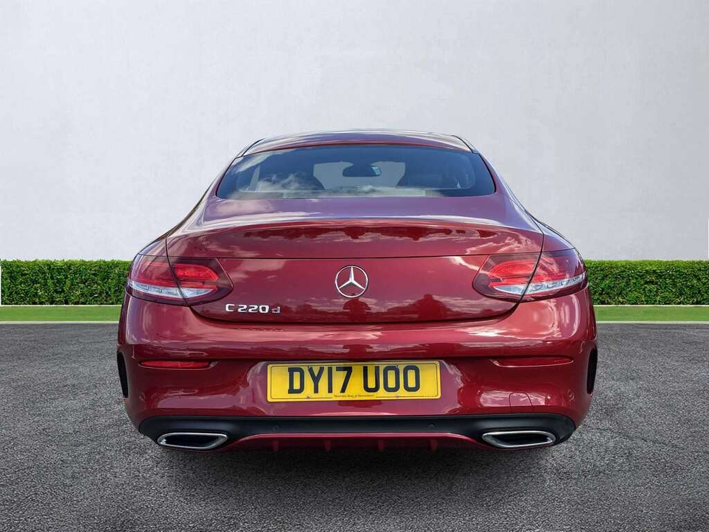 Mercedes-Benz C Class C220d Amg Line DY17UOO Red #4