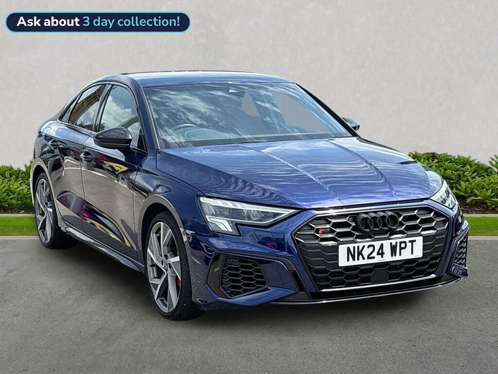 Audi A3 2.0 Tfsi Black Edition Saloon S Tronic Blue