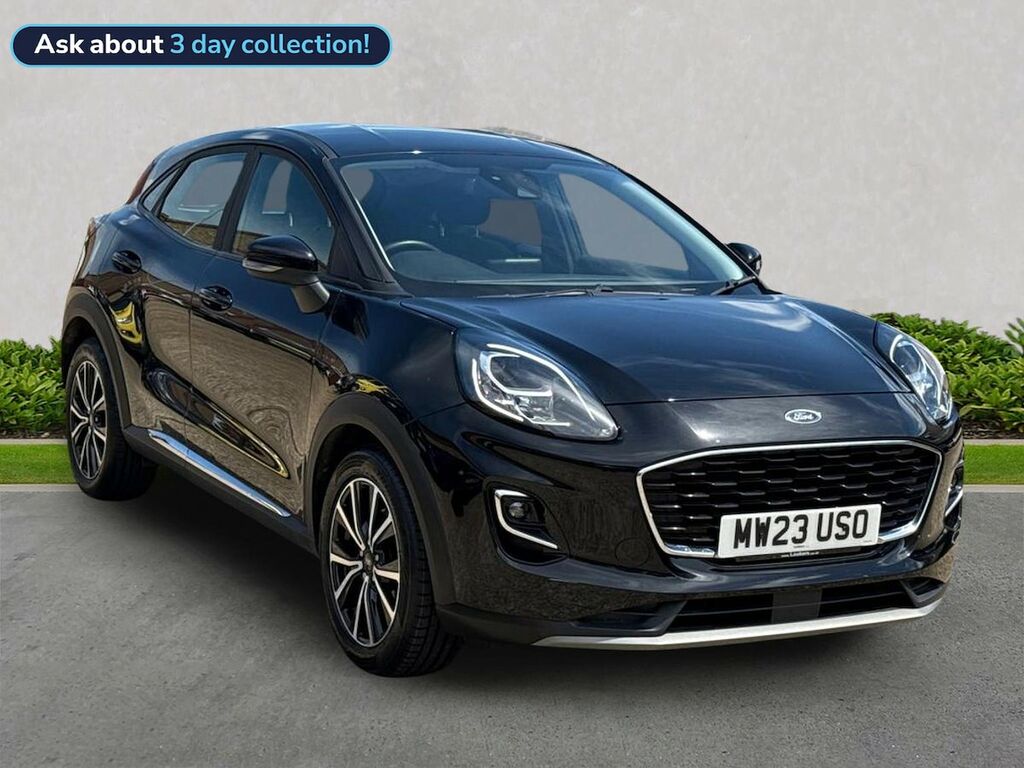 Ford Puma 1.0T Ecoboost Mhev Titanium Suv Hybrid Black