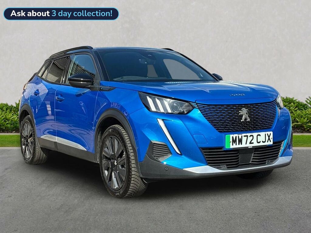 Peugeot e-2008 50Kwh Gt Premium Suv 7Kw Charge Blue