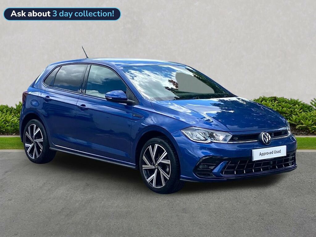 Volkswagen Polo 1.0 Tsi R-line Hatchback Dsg Euro 6 S LC72PFY Blue