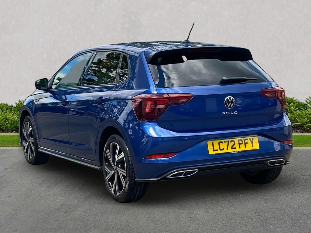 Volkswagen Polo 1.0 Tsi R-line Hatchback Dsg Euro 6 S Blue