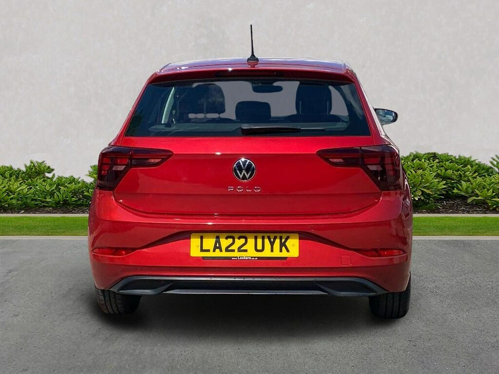 Volkswagen Polo 1.0 Tsi Life Hatchback Dsg Euro 6 Ss LA22UYK Red #3