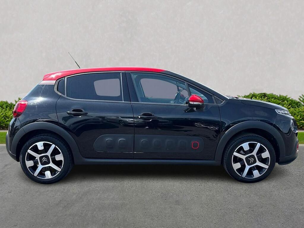 Citroen C3 1.2 Puretech Flair Nav Edition Hatchback Petro LA19XNX Black #3