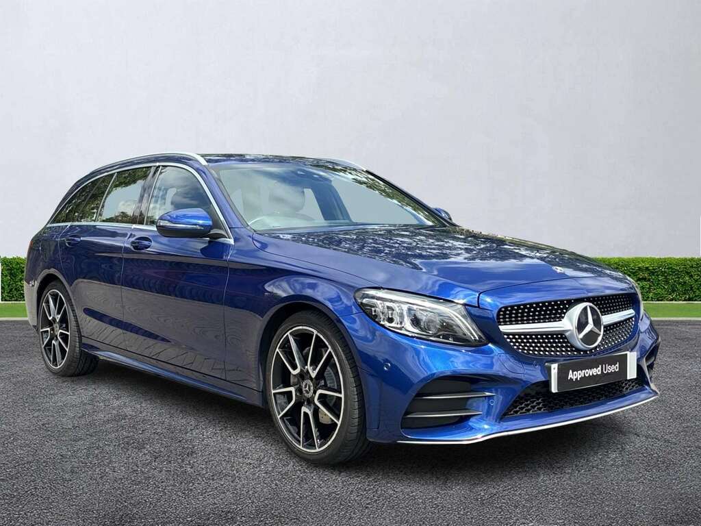 Mercedes-Benz C Class C220d Amg Line Premium 9G-tronic Blue