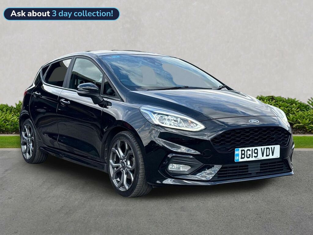 Ford Fiesta 1.0T Ecoboost Gpf St-line X Hatchback M Black