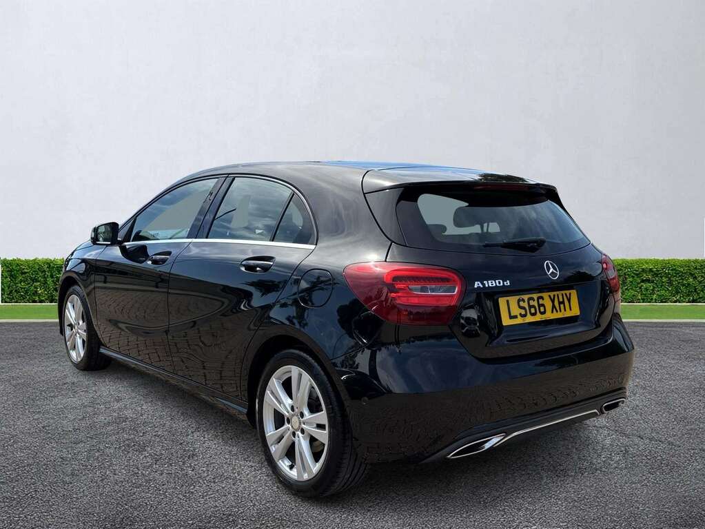 Mercedes-Benz A Class A180d Sport LS66XHY Black #2