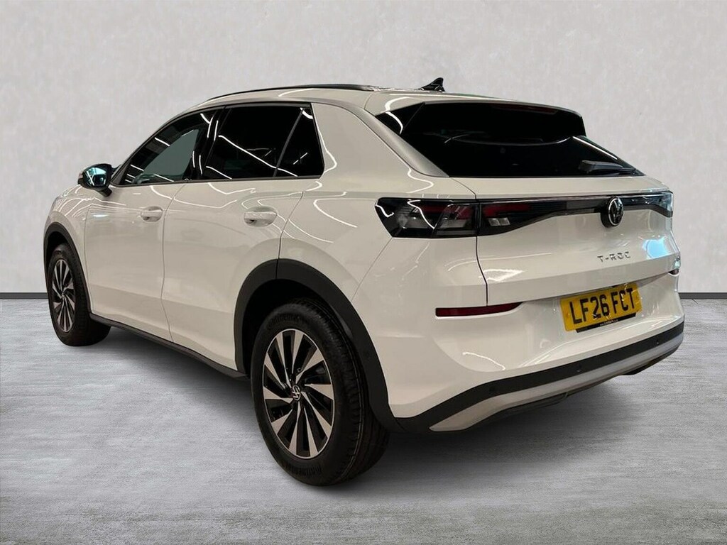 Volkswagen T-Roc 1.5 Etsi Mhev Life Suv Hybrid Dsg Euro LF26FCT White #2