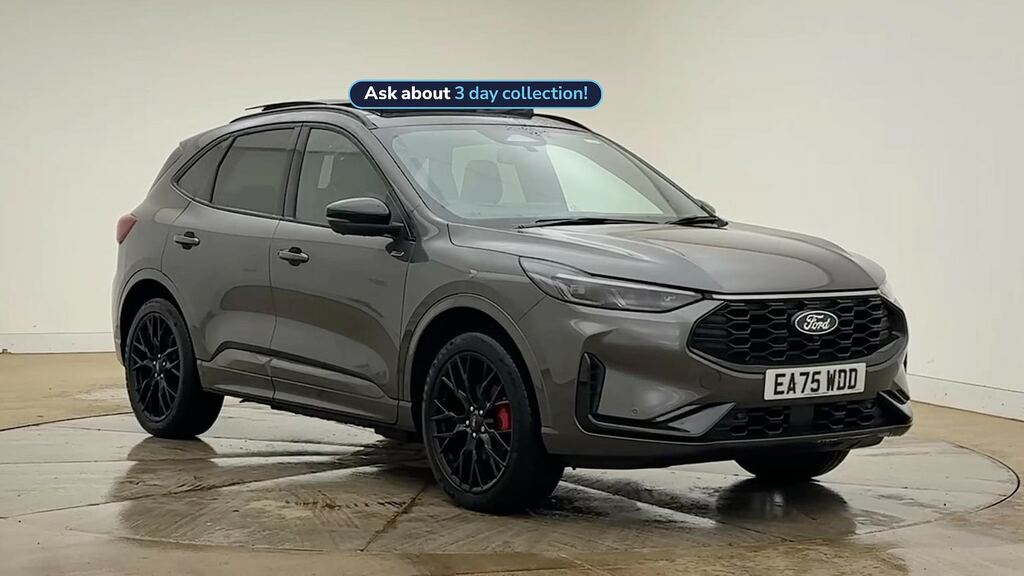 Ford Kuga 2.5 Duratec 14.4Kwh St-line X Black Package Suv EA75WDD Black