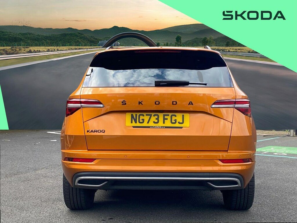 Skoda Karoq 1.5 Tsi Act Sportline Suv Dsg Euro 6 S NG73FGJ Black #4