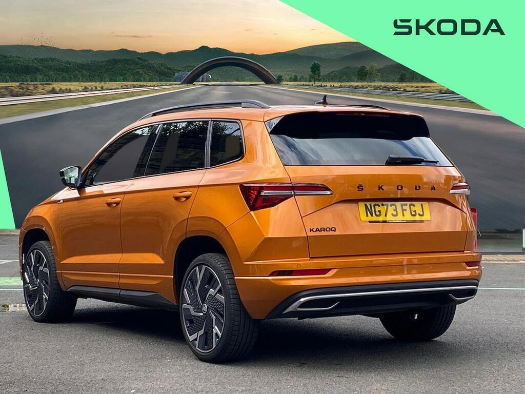 Skoda Karoq 1.5 Tsi Act Sportline Suv Dsg Euro 6 S NG73FGJ Black #2