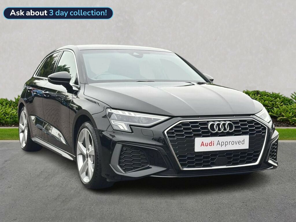 Audi A3 35 Tdi S Line S Tronic SD73AUW Black
