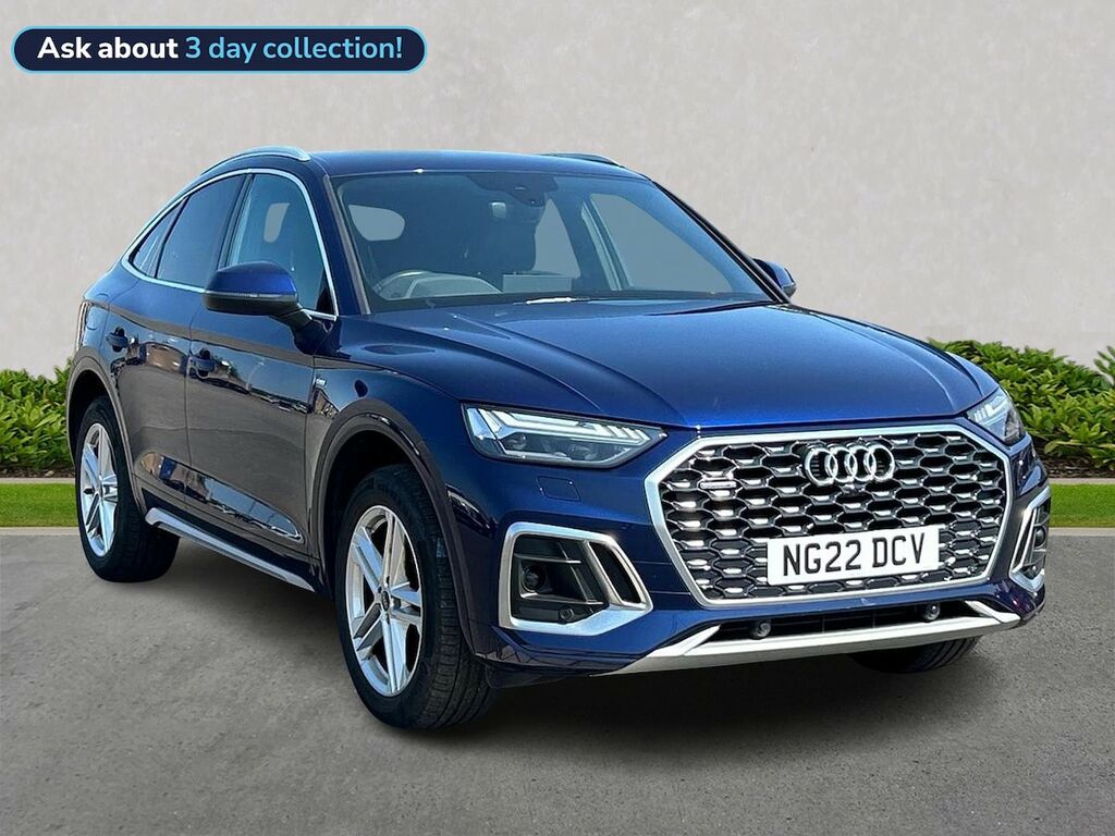 Audi Q5 2.0 Tdi 40 S Line Sportback S Tronic Qu Blue