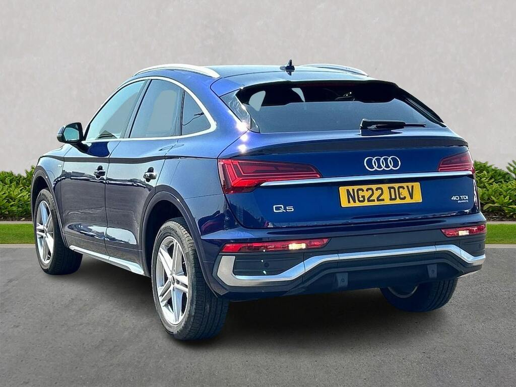 Audi Q5 2.0 Tdi 40 S Line Sportback S Tronic Qu NG22DCV Blue #2