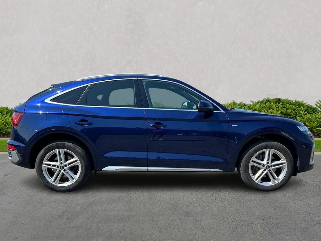 Audi Q5 2.0 Tdi 40 S Line Sportback S Tronic Qu NG22DCV Blue #3