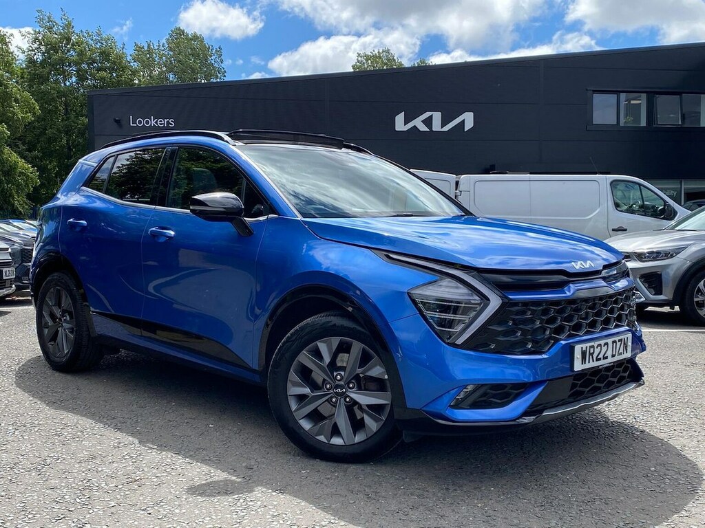Kia Sportage 1.6T Gdi Hev Gt-line S Blue