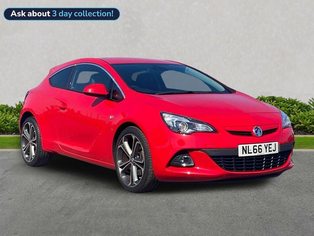 Vauxhall Astra GTC 1.4T 16V Limited Edition Navleather Red