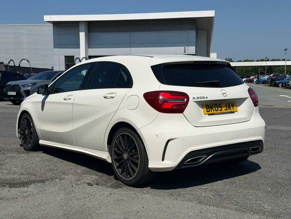 Mercedes-Benz A Class A200d Amg Line Premium BK05JAY White #6