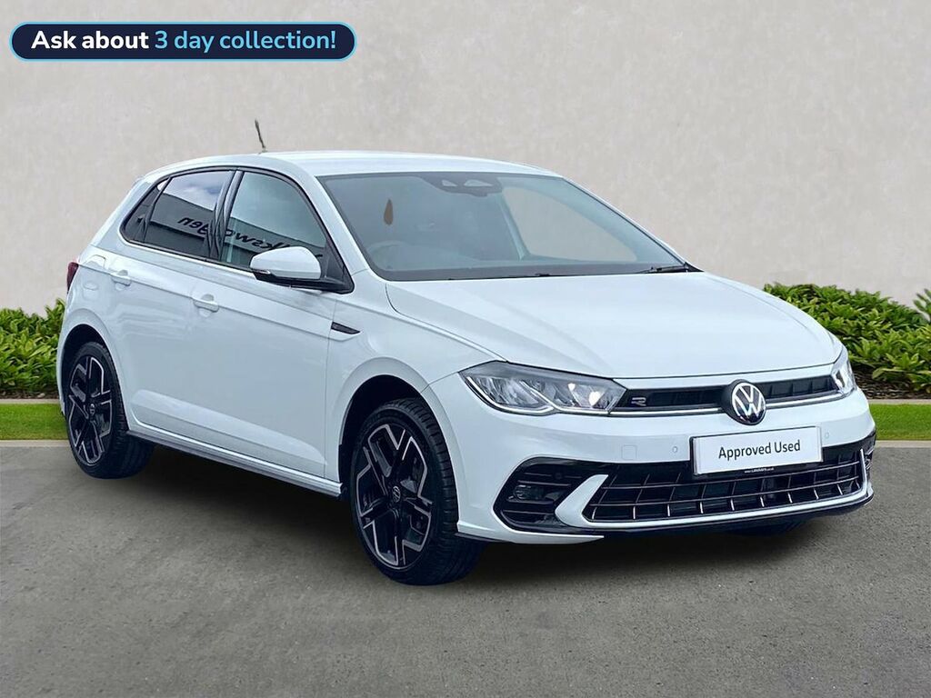 Volkswagen Polo 1.0 Tsi R-line Hatchback Euro 6 White