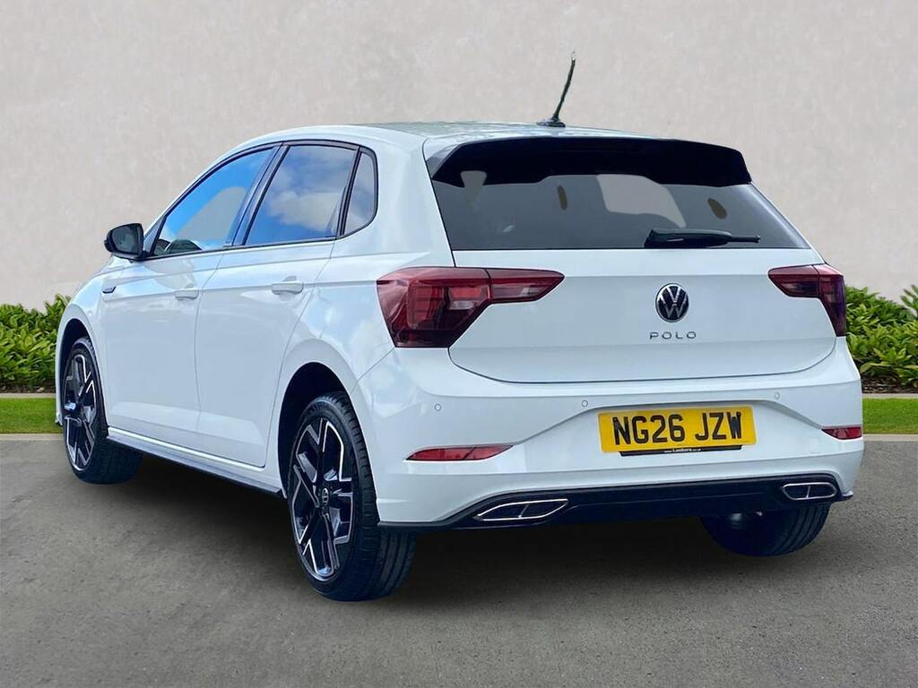 Volkswagen Polo 1.0 Tsi R-line Hatchback Euro 6 White #2