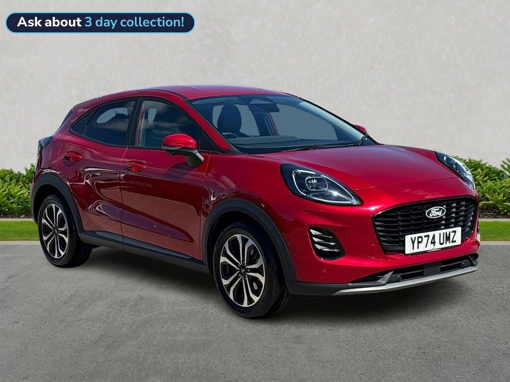 Ford Puma 1.0T Ecoboost Mhev Titanium Suv Hybrid Red