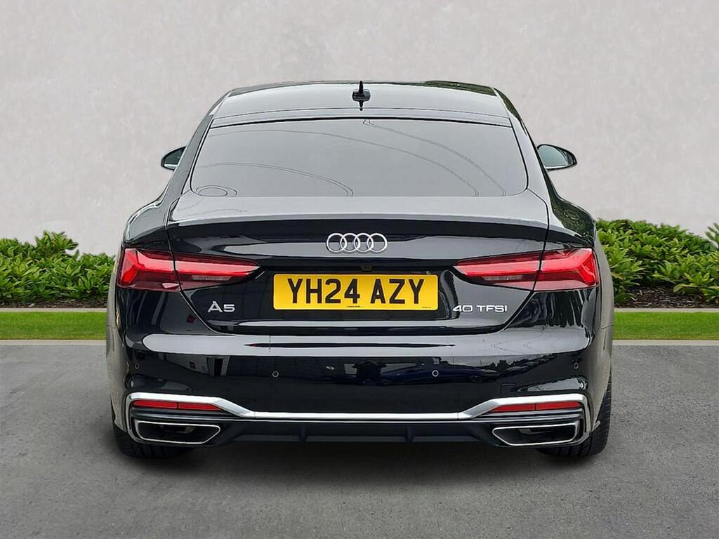 Audi A5 40 Tfsi 204 S Line S Tronic Tech Pack YH24AZY Black #4