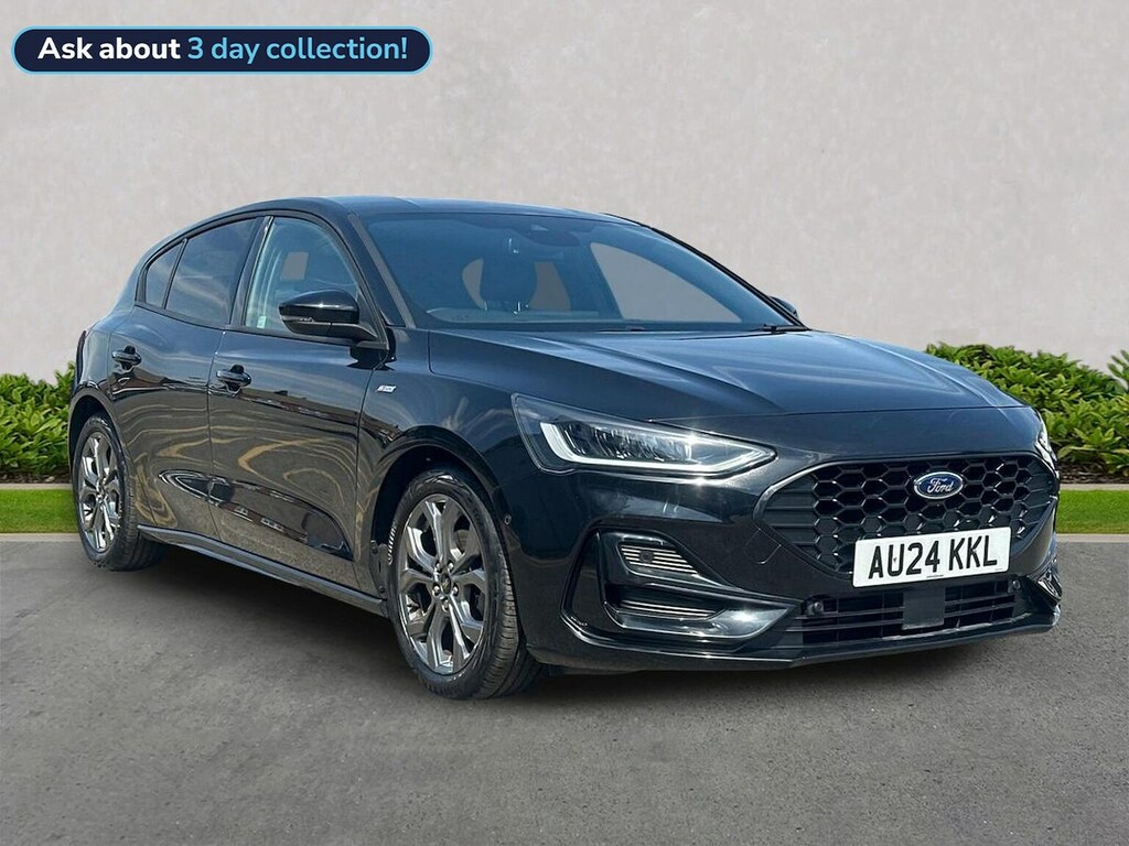 Ford Focus 1.0T Ecoboost Mhev St-line Hatchback Hy Black