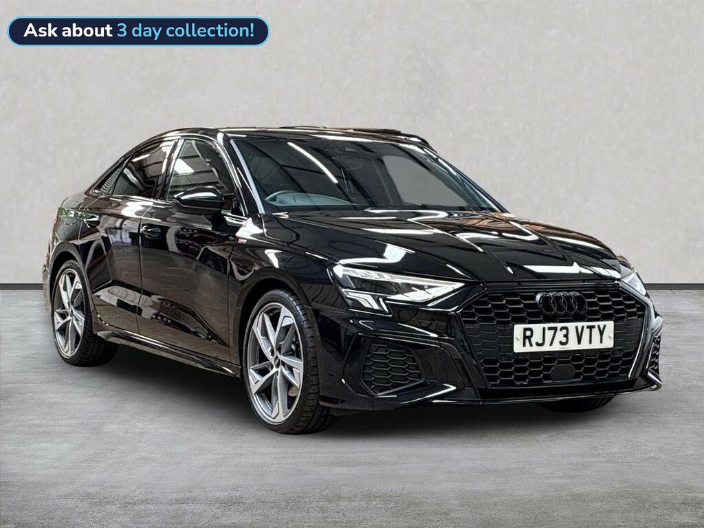 Audi A3 1.5 Tfsi 35 Black Edition Saloon S Tron Black