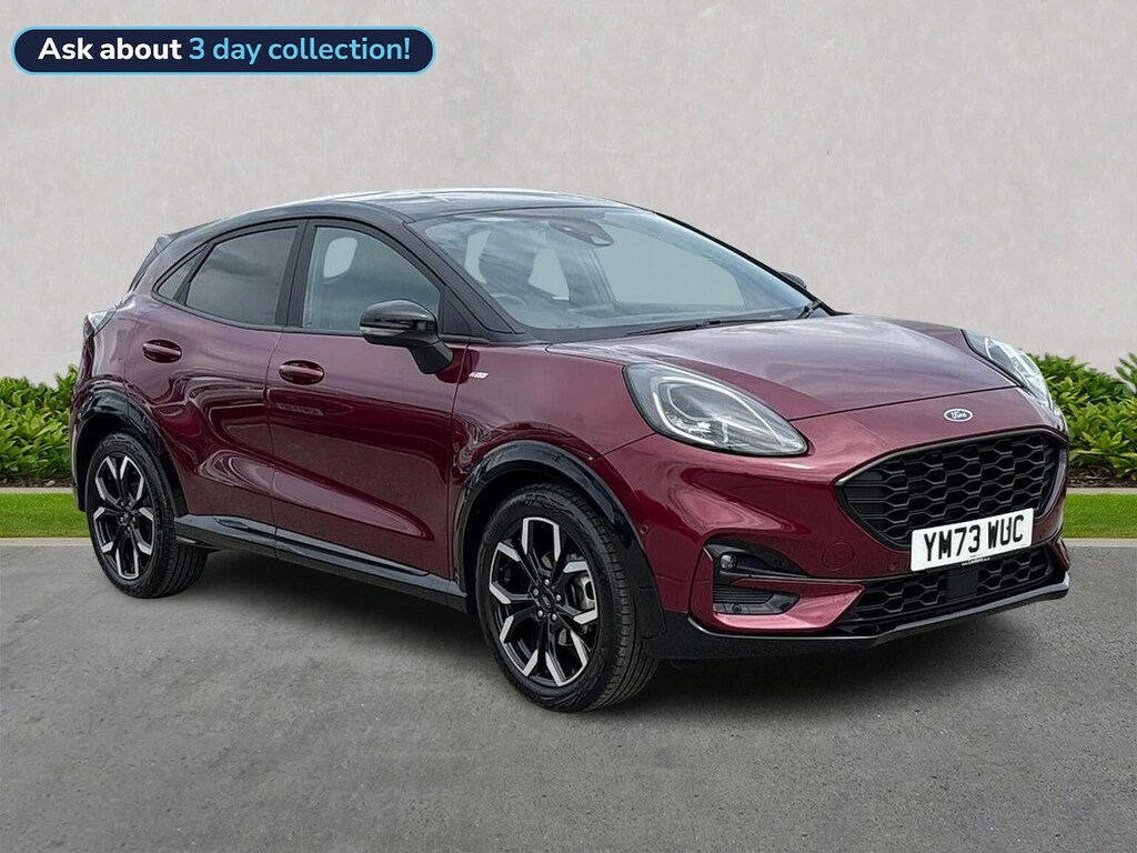 Ford Puma 1.0T Ecoboost Mhev Vivid Ruby Edition Suv Petr Red